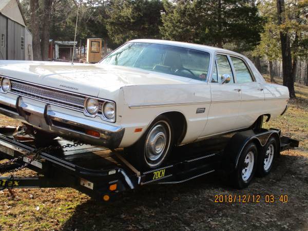 For Sale - 69 Plymouth Fury 111 - $4000 (Hardy,Ar) | For C Bodies Only ...