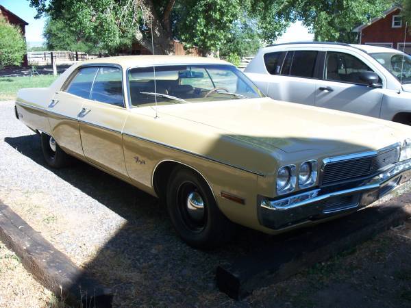 For Sale - 1973 Plymouth Fury III 400-V8 $4300 (Delta, Co) | For C ...