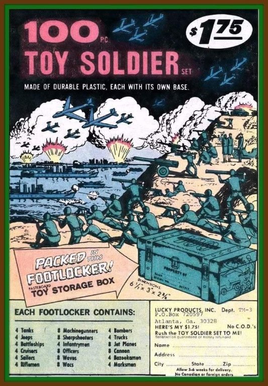 100 Toy Soldiers 1970s Comic Book AD.jpg