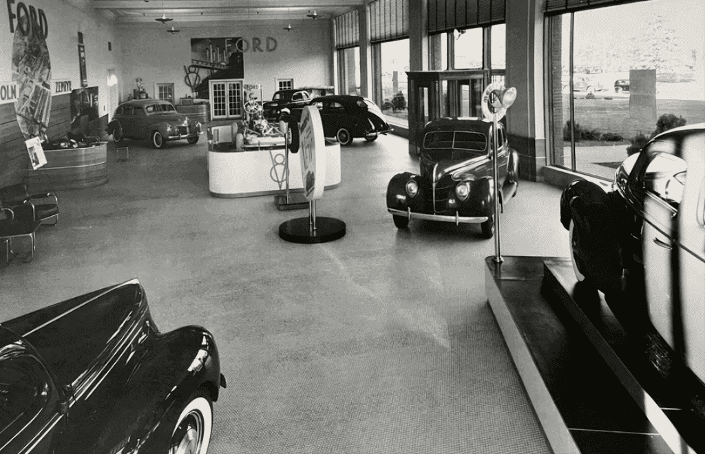 Photos of Vintage Auto Dealerships, Repair Shops, and Gas Stations