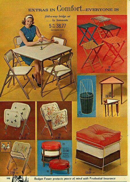1960's Samsonite Card Tables & TV Trays.jpg