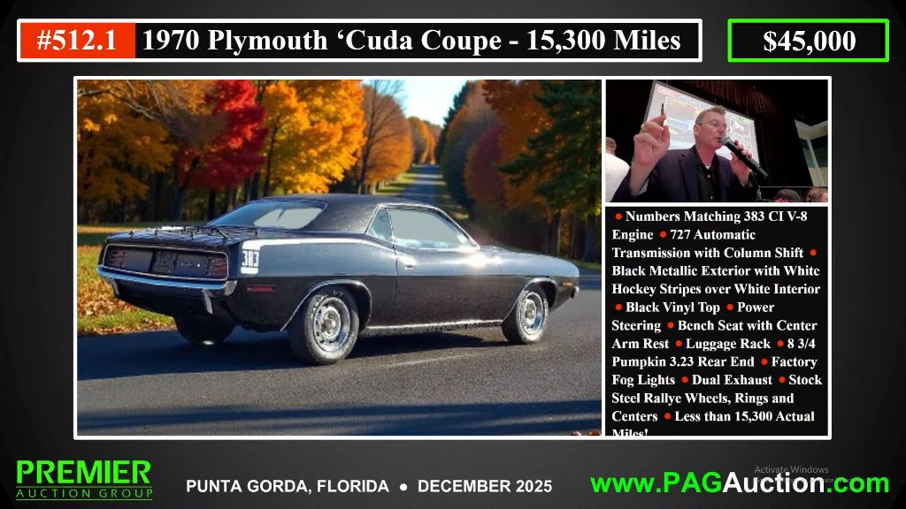 1970 Plymouth Cuda Coupe 15.3k Miles NOT SOLD $45k Punta Gorda FL.jpg