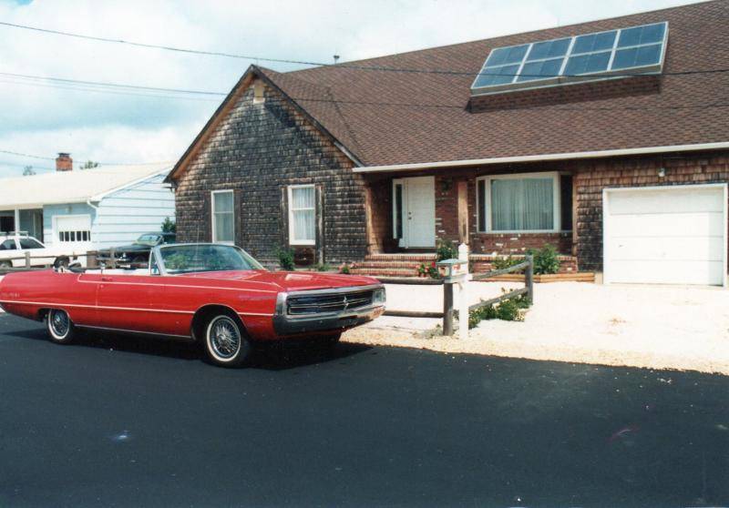 '69 Chrys Conv, traveler,   @ 314 Barkentine La. Mantoloking, NJ Circa 1970,.jpg