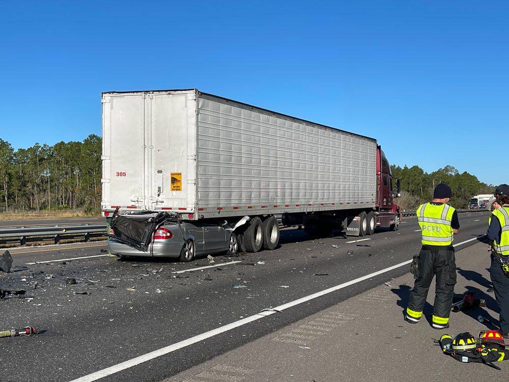 A Driver Is Killed on I-95 as Car Goes Under Semi.jpg