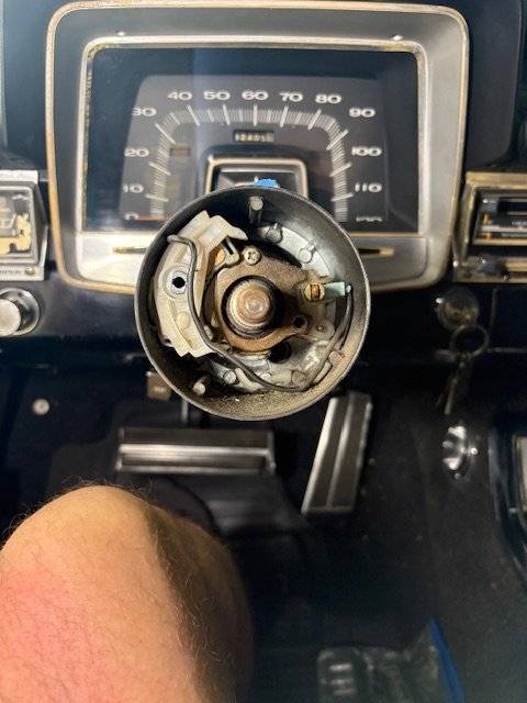 Assembly after steering wheel removed.jpg