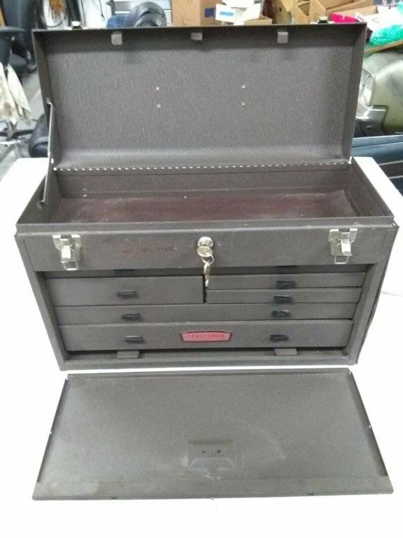 Craftsman Vintage Machinist Tool Box 1950s 7 Drawer.001.jpg