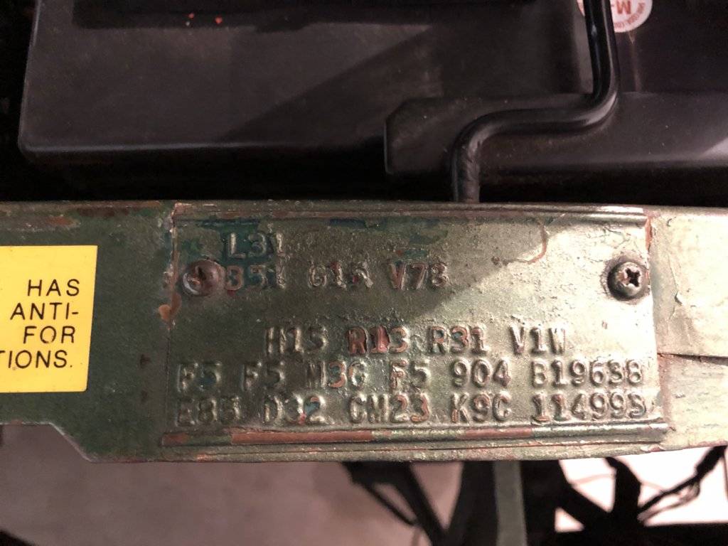 Fender tag decoding help | For C Bodies Only Classic Mopar Forum