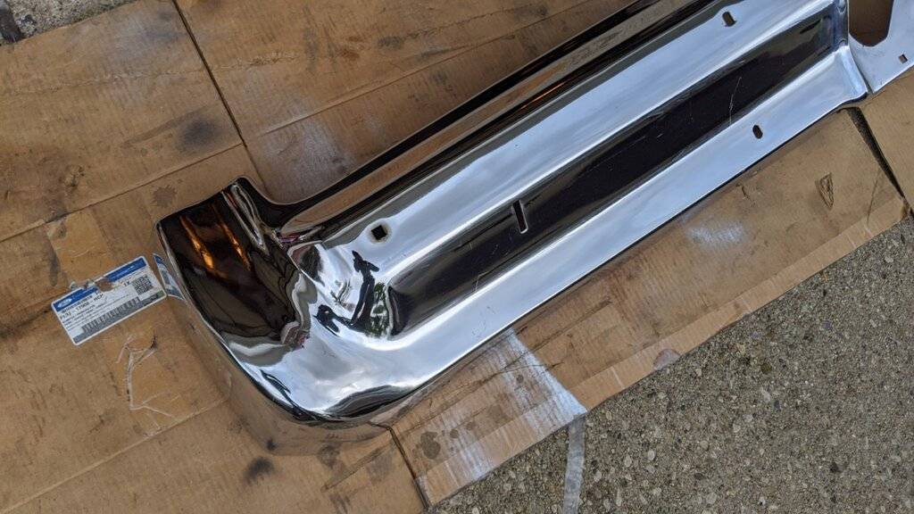 For Sale - 1974 1975 Chrysler New Yorker Rear Bumper Rechromed | For C ...