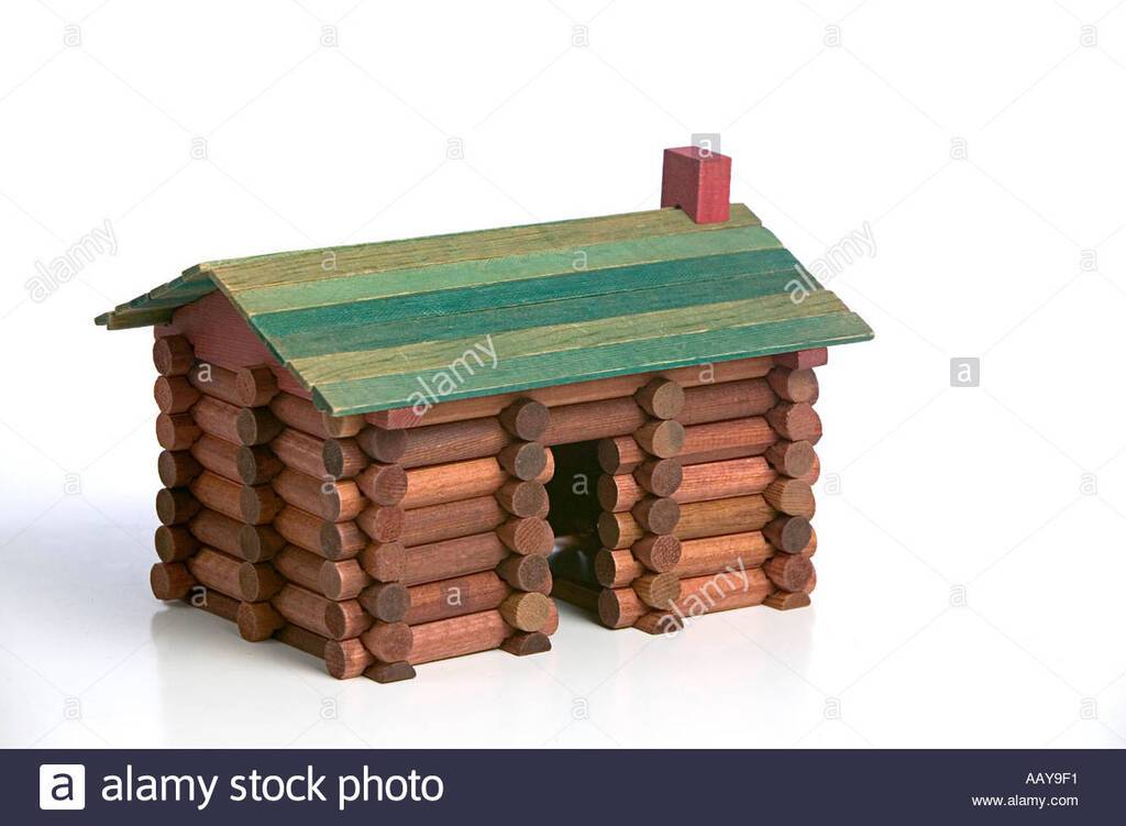 still-life-of-log-cabin-contruction-toy-made-from-vintage-lincoln-AAY9F1.jpg