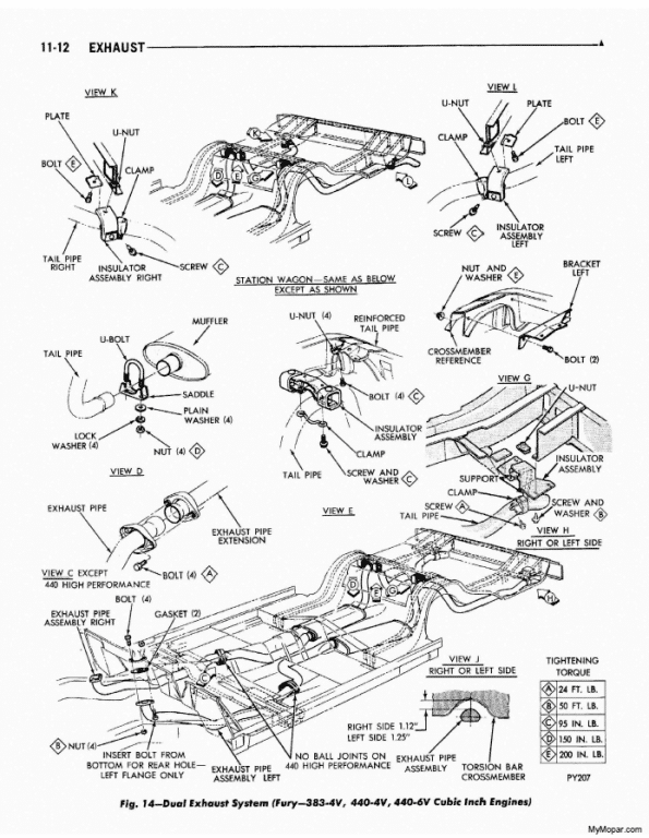 1970 dual exhaust routing - images? | Page 3 | For C Bodies Only ...