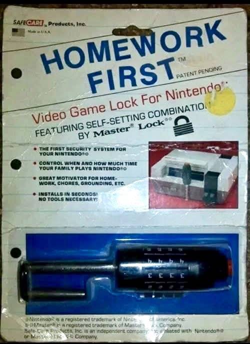 Video Game Lock for the Nintendo Entertainment System in the 80s.jpg
