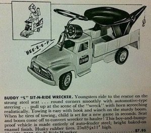 Buddy L Sit-N-Ride Wrecker Metal Pedal Toy.jpg